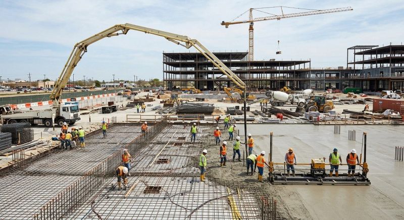 Commercial Slab Construction in Cape Coral, FL
