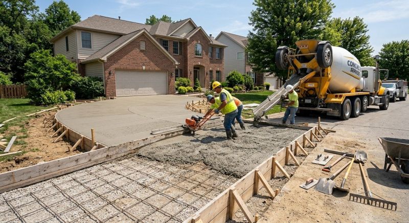 Concrete Driveway Installation Service